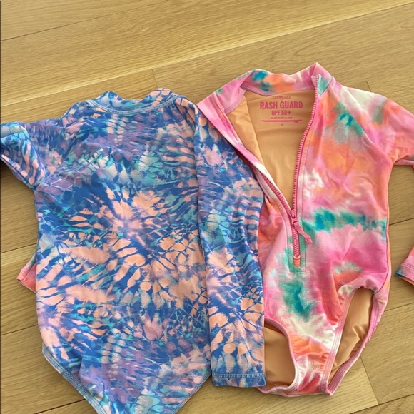 CrewCuts Toddler Size Long-Sleeve Rash Guard Swimsuits - Picture 3 of 3
